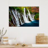 Burney Falls, Mcarthur-Burney Falls Memorial Poster (Keuken)