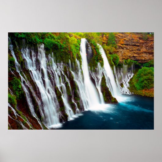 Burney Falls, Mcarthur-Burney Falls Memorial Poster (Voorkant)