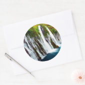 Burney Falls, McArthur-Burney Falls Memorial Ronde Sticker (Envelop)