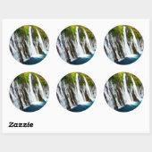 Burney Falls, McArthur-Burney Falls Memorial Ronde Sticker (Vel)