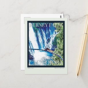 Burney Herfsten, CA Poster Briefkaart