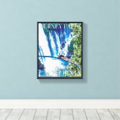Burney Herfsten, CA Poster Canvas Afdruk (Insitu (Houten vloer))