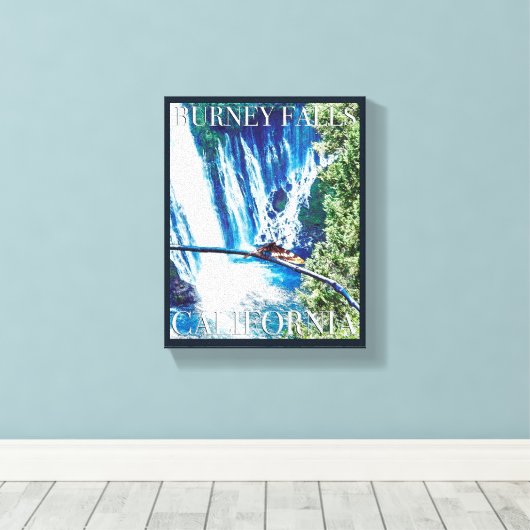 Burney Herfsten, CA Poster Canvas Afdruk (Insitu (Houten vloer))