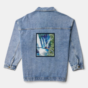 Burney Herfsten, CA Poster Denim Jacket