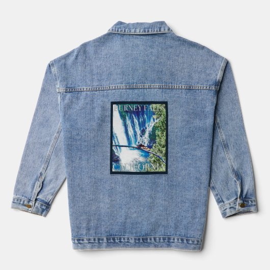 Burney Herfsten, CA Poster Denim Jacket (Achterkant)