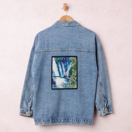 Burney Herfsten, CA Poster Denim Jacket (Hangar)