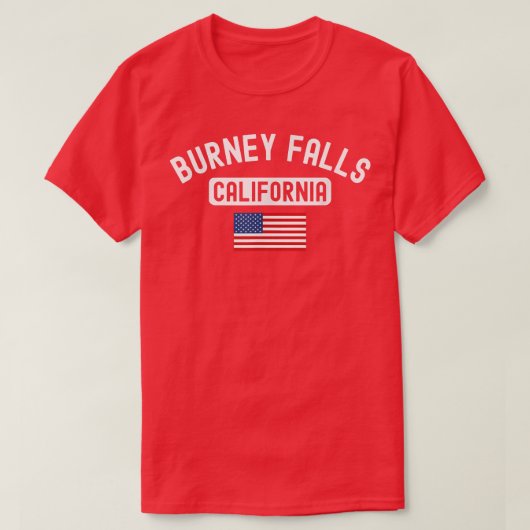 Burney Herfsten California -Cali-Beer Vlag T-shirt (Design voorkant)