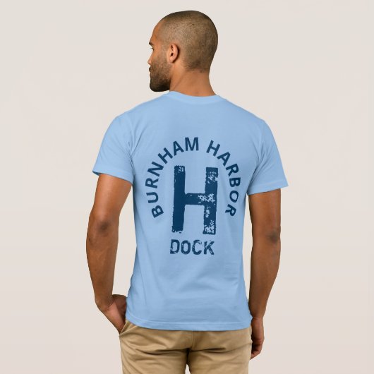 Burnham Harbour - H Dock T-Shirt (Achterkant volledig)