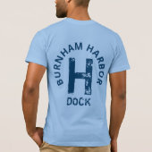 Burnham Harbour - H Dock T-Shirt (Achterkant)