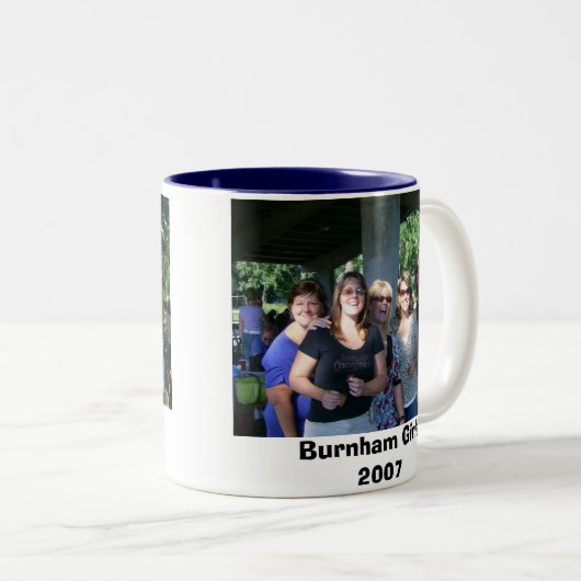 Burnham-klasse 1980 tweekleurige koffiemok (Voorkant rechts)