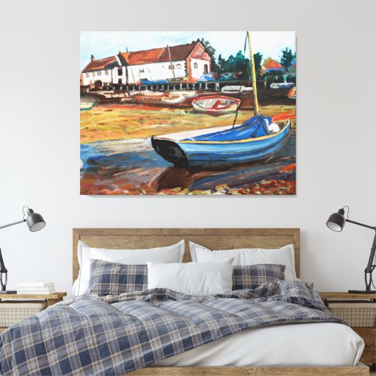 Burnham Overy Staithe Canvas Afdruk (Insitu (Slaapkamer))
