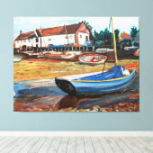 Burnham Overy Staithe Canvas Afdruk (Insitu (Houten vloer))