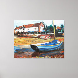 Burnham Overy Staithe Canvas Afdruk