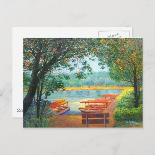 Burnham Park, Baguio City, Filipijnen Briefkaart (Voorkant / Achterkant)