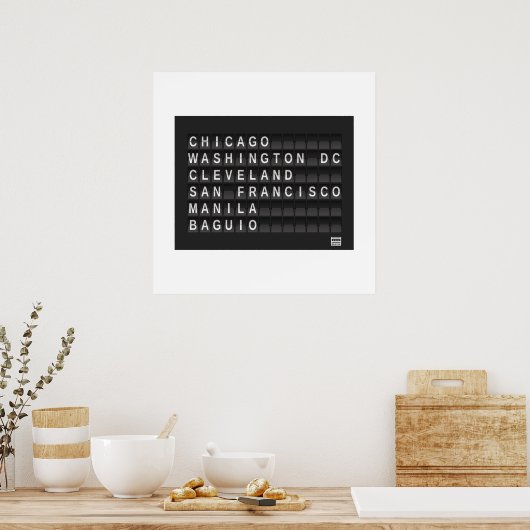 Burnham Planned Bold Star Logo Poster (Keuken)