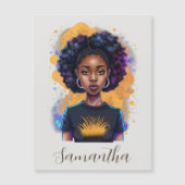 Burning Afro Woman (Voorkant)