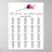 Burning Bloom Elegantie bruiloft Poster (Voorkant)