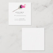 Burning Bloom Elegantie bruiloft RSVP Informatiekaartje (Voorkant / Achterkant)