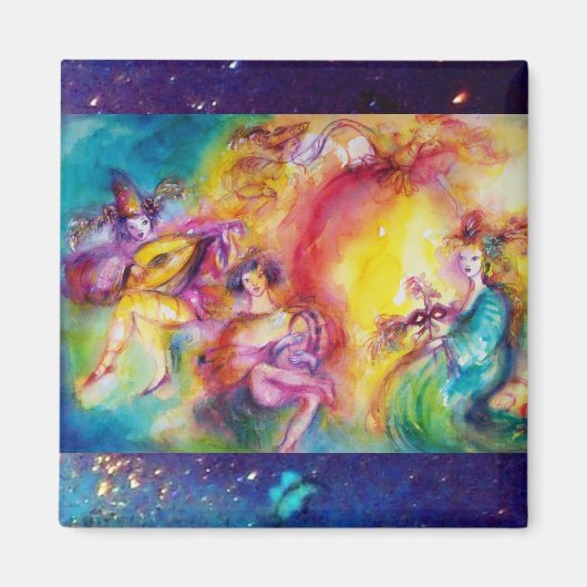 BURNING CARNIVAL MAGNEET (Voorkant)