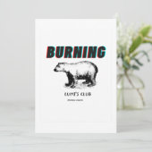 Burning Classic Kaart (Staand voorkant)