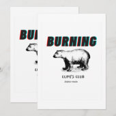 Burning Classic Kaart (Voorkant / Achterkant)