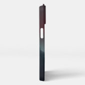 Burning clouds, fog and mountains monogram in sky iPhone hoesje (Rechterkant)