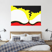 Burning Desire Canvas Afdruk (Insitu (Slaapkamer))