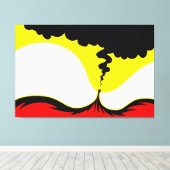 Burning Desire Canvas Afdruk (Insitu (Houten vloer))