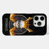 Burning Hockey Sticks iPhone hoesje (Achterkant (horizontaal))
