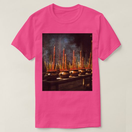 Burning Incense T-shirt (Design voorkant)