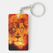 Burning Lion van Judah Sleutelhanger (achterkant)
