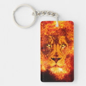 Burning Lion van Judah Sleutelhanger (Voorkant)