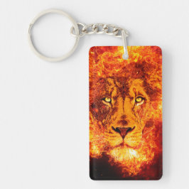 Burning Lion van Judah Sleutelhanger