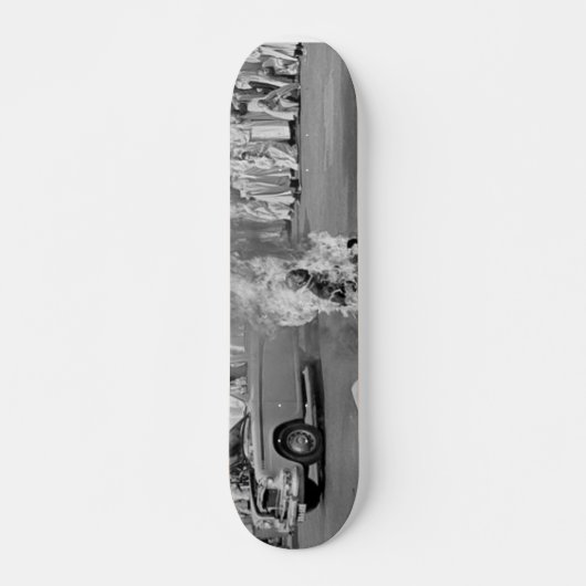 Burning Monk Skateboard (Voorkant)