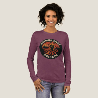 Burning River Brigade long sleeve Tri-Blend Shirt
