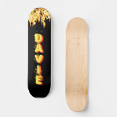 Burning Skateboard with Your Name (Voorkant)
