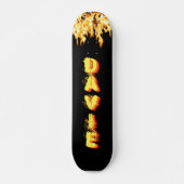 Burning Skateboard with Your Name (Voorkant)