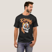 Burning Skull Streetwear T-shirt (Voorkant volledig)