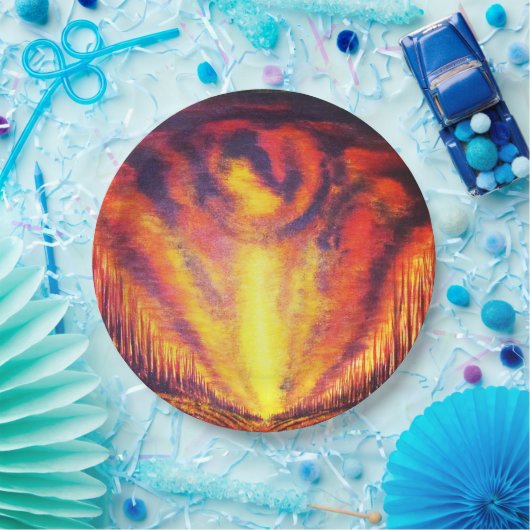 Burning Sky Papieren Bordje (Feest)