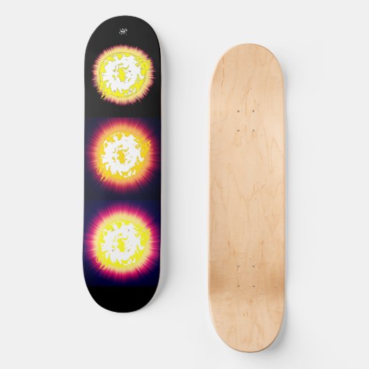 Burning Star Persoonlijk Skateboard (Voorkant)