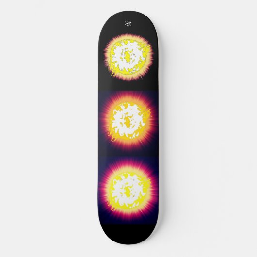 Burning Star Persoonlijk Skateboard (Voorkant)