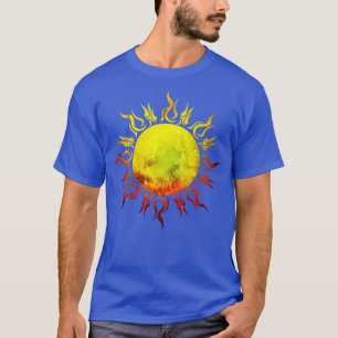 Burning Sun Tribal Tattoo Universe T-shirt