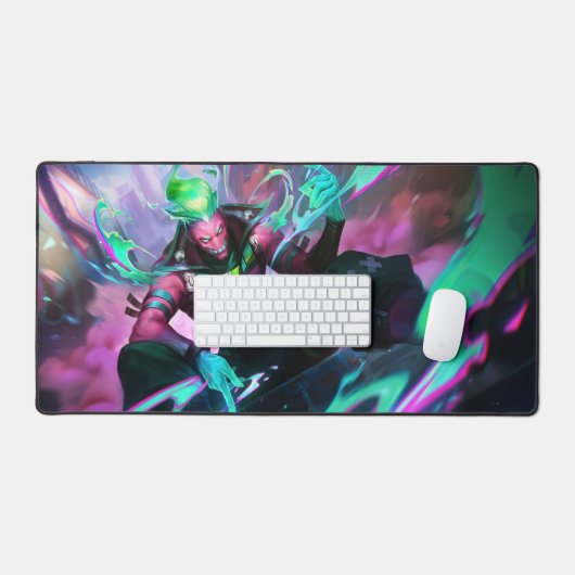Burning Vengeance Gaming Desk Mat | vlammousepad (Keyboard & Muis)
