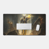 Burning Vengeance Gaming Desk Mat | vlammousepad (Keyboard & Muis)