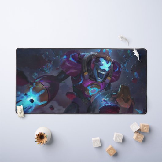 Burning Vengeance Gaming Desk Mat | vlammousepad (Kindertafel)