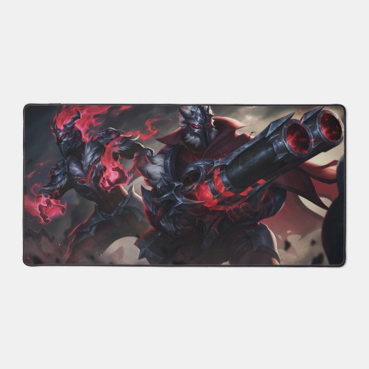 Burning Vengeance Gaming Desk Mat | vlammousepad (Voorkant)
