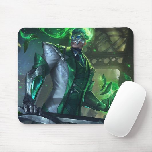 Burning Vengeance Gaming Mousepad | met een vlamme Muismat (Met muis)