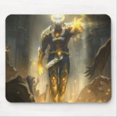 Burning Vengeance Gaming Mousepad | met een vlamme Muismat (Voorkant)