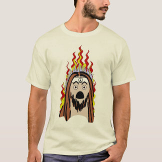BurningHippy.com-Logo op voorzijde T-shirt
