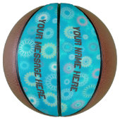 BurningMint™-persoonlijk Basketball met naam Basketbal (Verticaal)